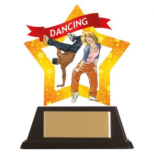 Mini-Star Street Dance Acrylic Plaque 100mm