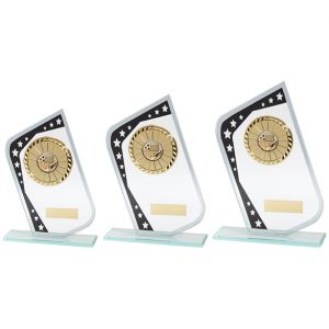 Meteor Multisport Glass Award Black & Silver