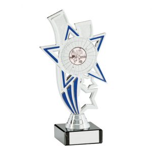 Glass Vortex Trophy MultiSport Award Football Rugby Athletics FREE Engraving 