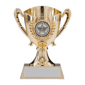 Serenity Plastic Gold Cup Gold 120mm