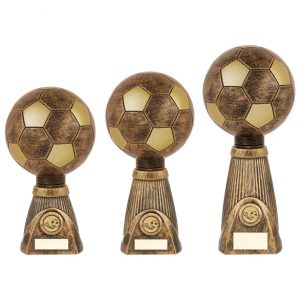 Planet Football Deluxe Rapid 2 Trophy Antique Bronze & Gold