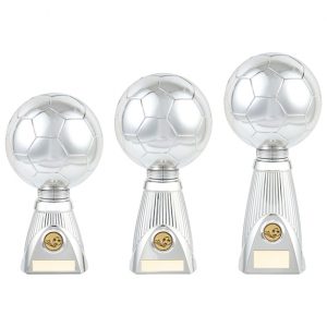 Planet Football Deluxe Rapid 2 Trophy Silver & Black