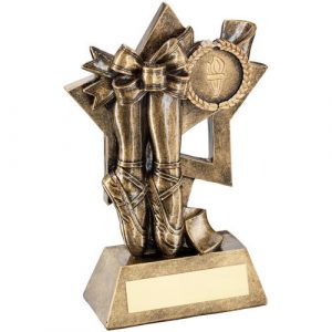 Balletttänzer Mini Star Solid Resin Trophy Award 8cm Gravur kostenlos A1127 GMS 