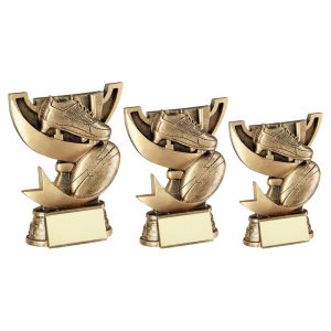 BRZ/GOLD CUP RANGE FOR RUGBY TROPHY