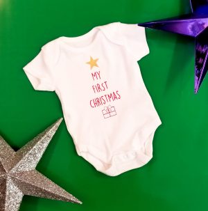 'My First Christmas' Baby Bodysuit