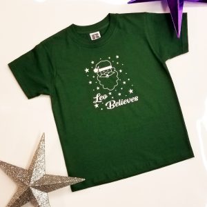 Personalised ‘……. Believes’ Santa T-Shirt
