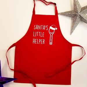 Children’s Personalised ‘Santa’s Little Helper’ Apron