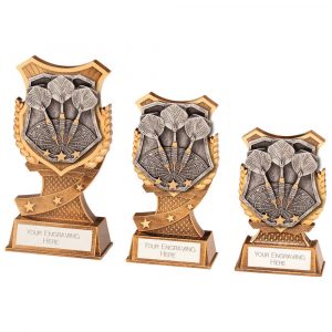 Yukon Darts Cup Presentation Award Trophy Silver 16 15/16" Free p&p & Engraving 