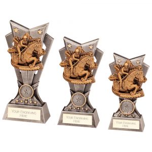 Striker Football Boot Trophy Award Antique Bronze and Gold 200mm FREE Engraving 