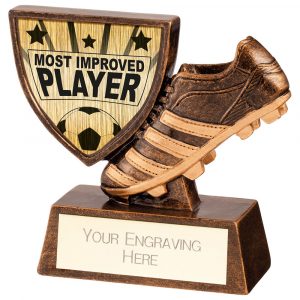 Tempo Football Most Improved Award 75mm