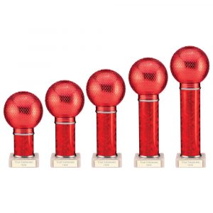 Disco Inferno Tube Trophy Red