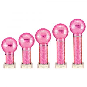 Disco Inferno Tube Trophy Pink