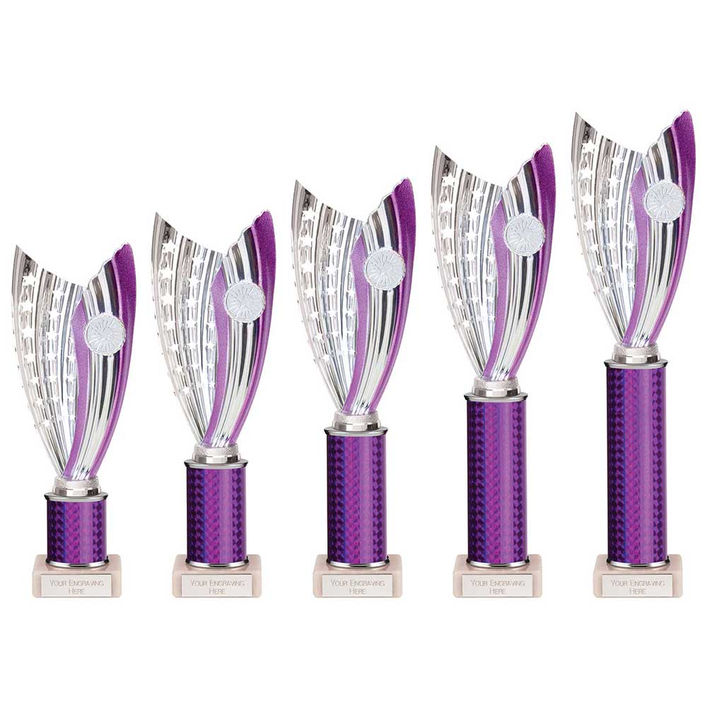 Glamstar Plastic Trophy Purple