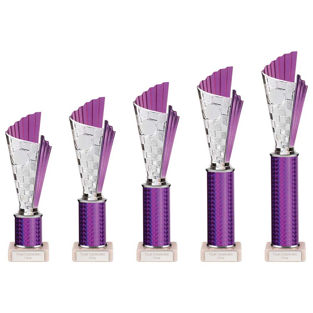 Flash Plastic Trophy Purple